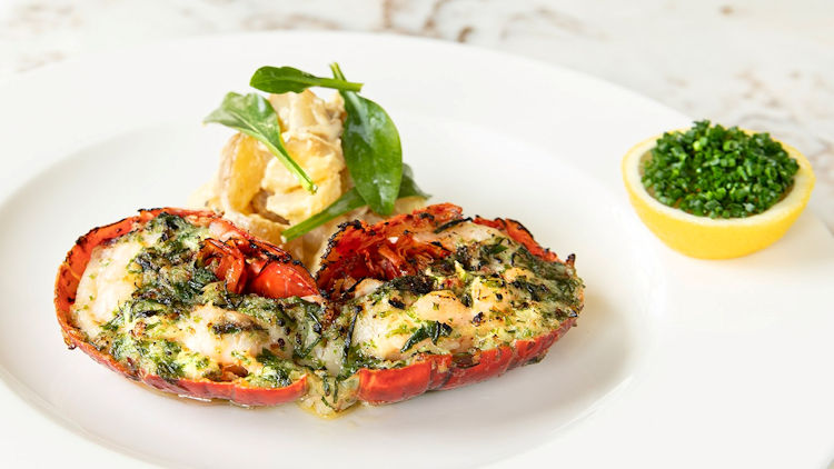 Knockinaam Lodge dinner